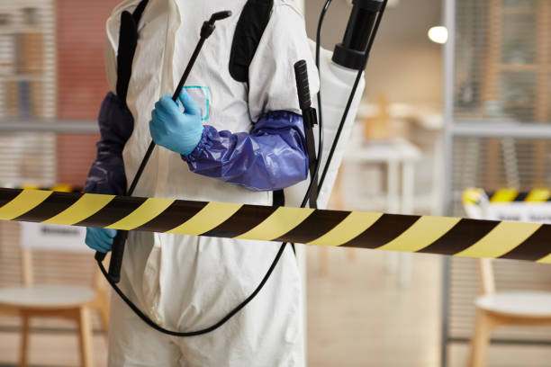 Professional Biohazard Cleanup technician working in Kahlotus, WA